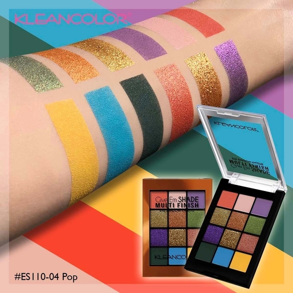 2 FOR $20. Kleancolor "Give Em Shade - Pop" Palette - Picture 4 of 4